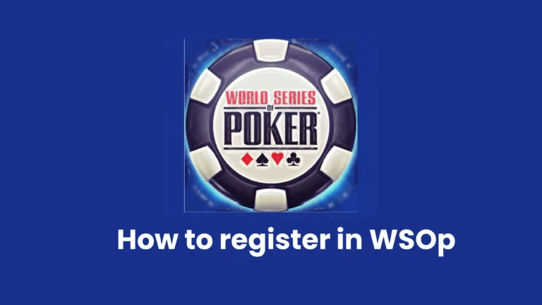 How to register in WSOp